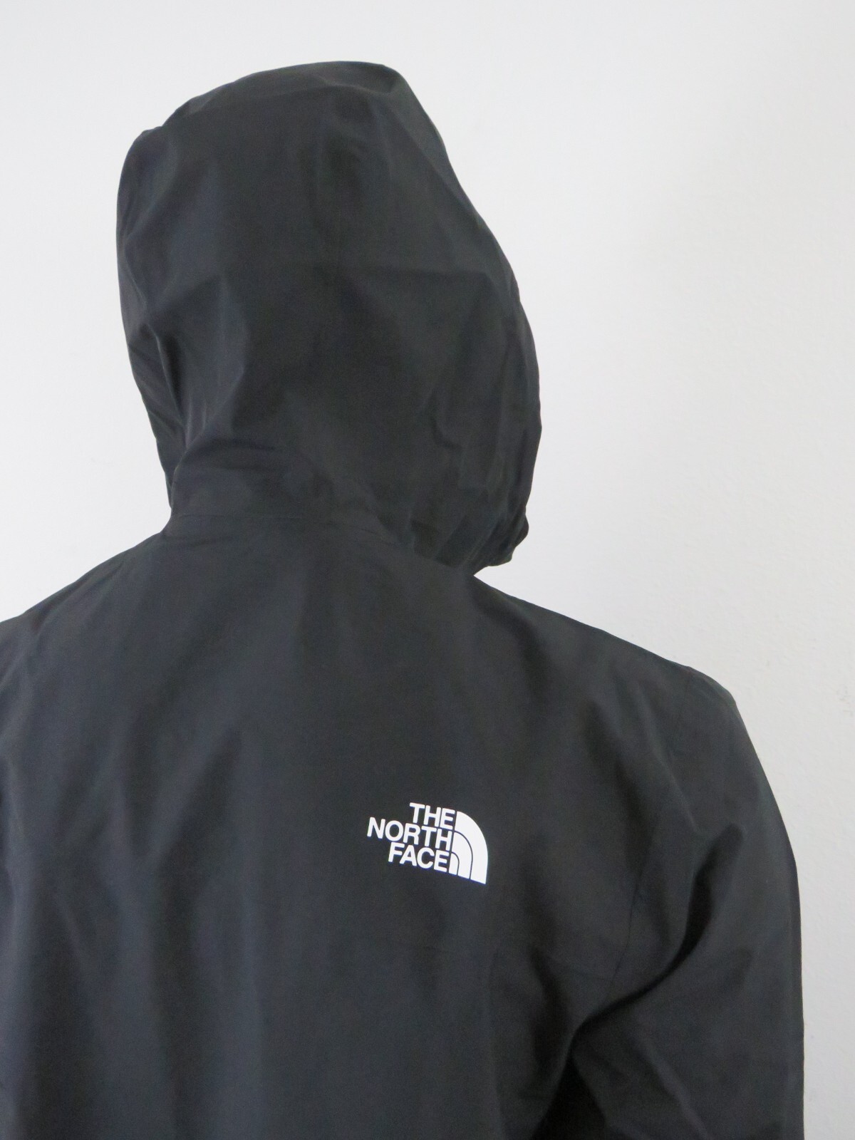 Mens North Face Active Stretch Rain Shell Dryvent Waterproof Hoodie Jacket Black
