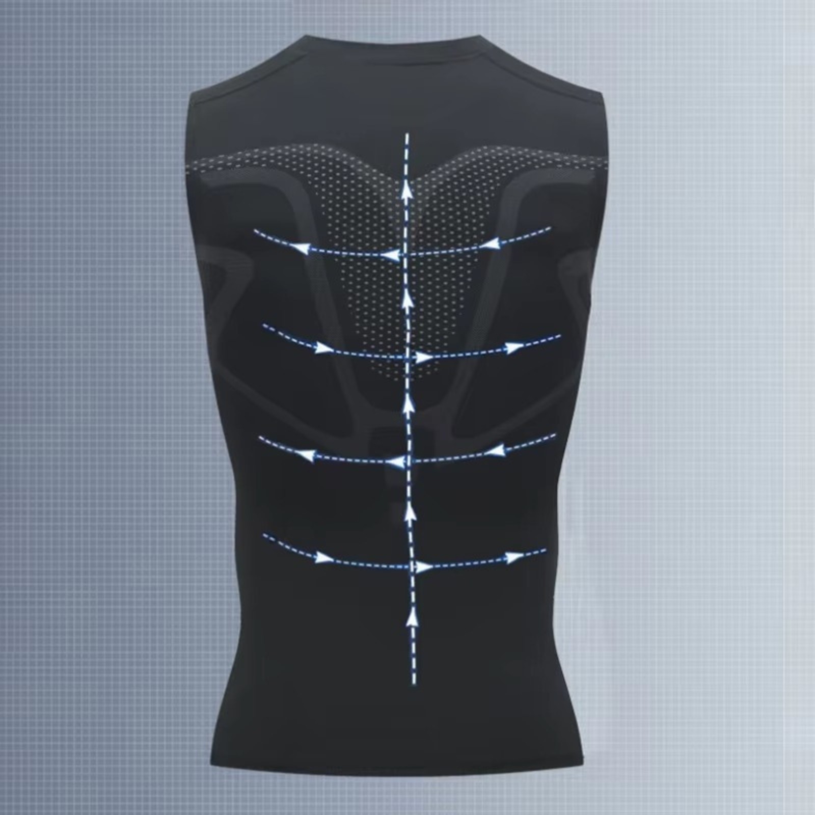 2026 New Version Ionic Shaping Vest, Comfortable and Breathable Ice-Silk Fabric
