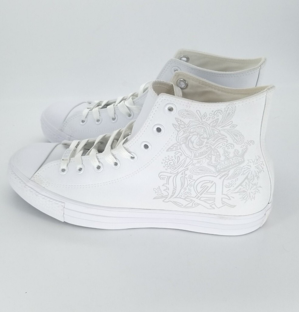 3073 Converse Unisex CTAS Hi Special Unique White Size 10.5 Mens 12.5 Womens US