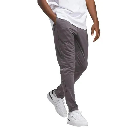 NEW Adidas Men’s Track Pant Tricot Ankle & Pocket Zip, Gray, Size MEDIUM