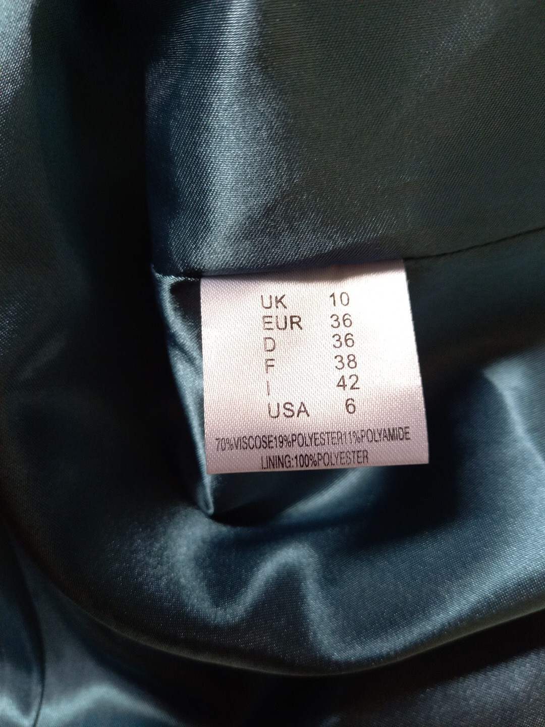 Gina Bacconi Duck Egg Dress & Jacket Faux Silk Embellished Wedding Occasion UK8