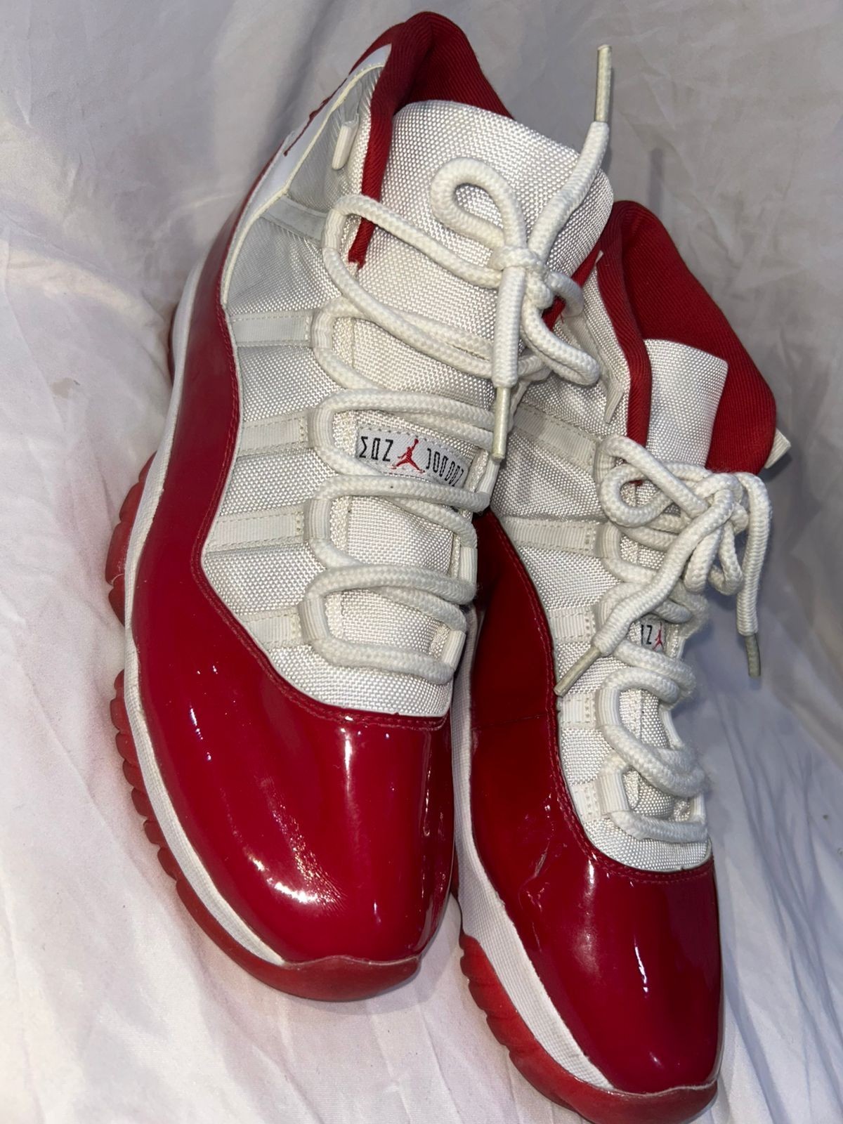 Nike Air Jordan 11 Retro Cherry Red White 2022 CT8012-116 Men’s Size 13 Clean