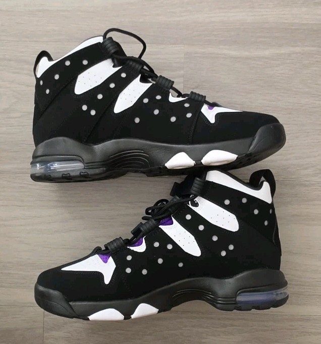 Nike Air Max CB 34 Mid Top Men’s Colorblock Sneakers Black White Purple