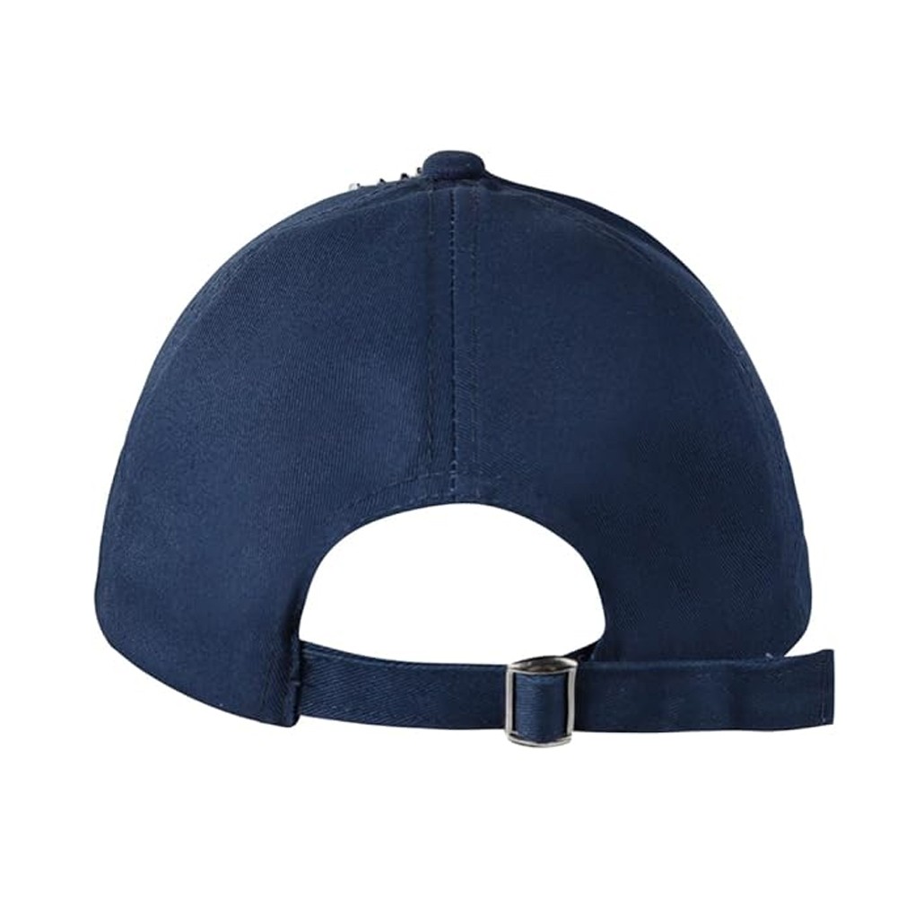 Navy Blue Sparkle Bling Rhinestone Patriotic American Flag Baseball Hat Cap US