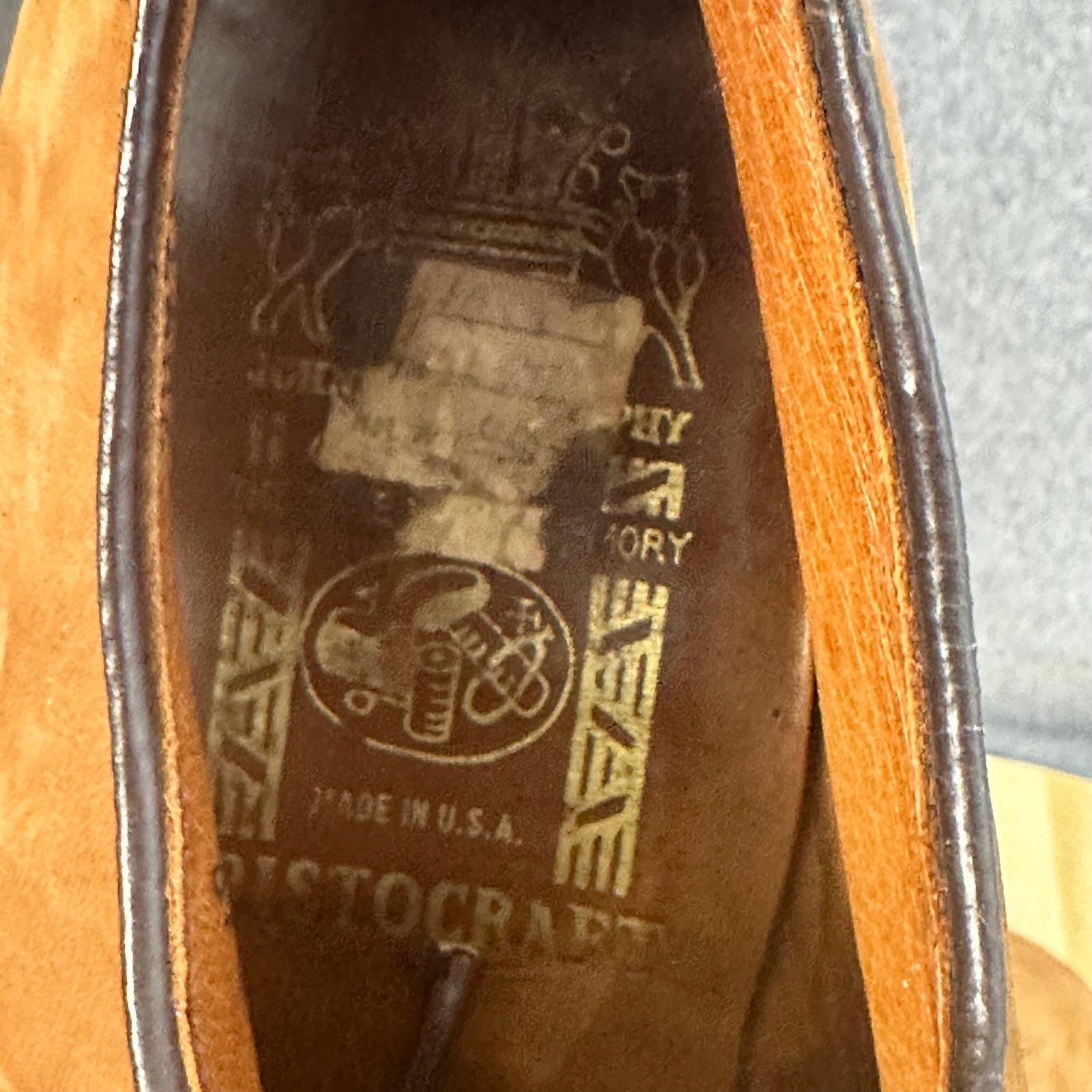 Florsheim Imperial Aristocraft Longwing 10D Brown Made in USA Leather