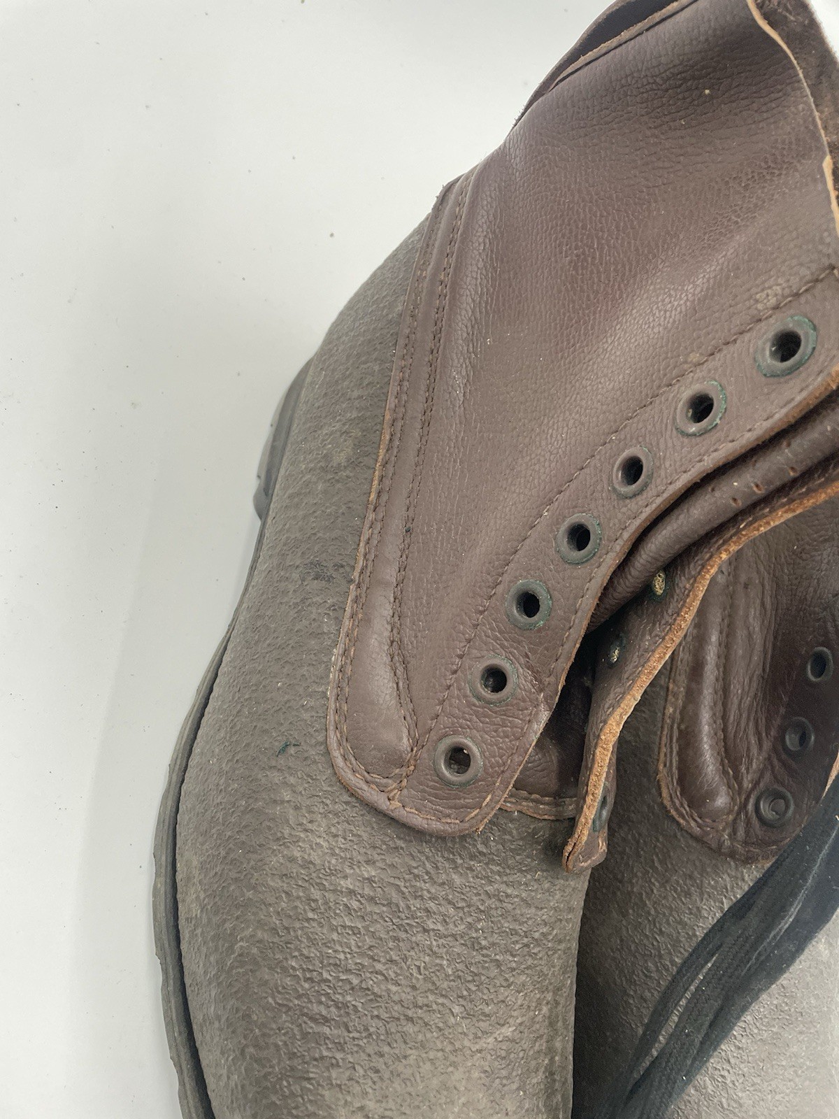 Vintage Tretorn 1966 Military Swedish Army Combat Boots Rubber Size US 9-9.5