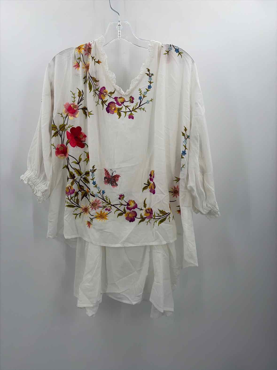 Pre-Owned Sundance White Size XXL Blouse