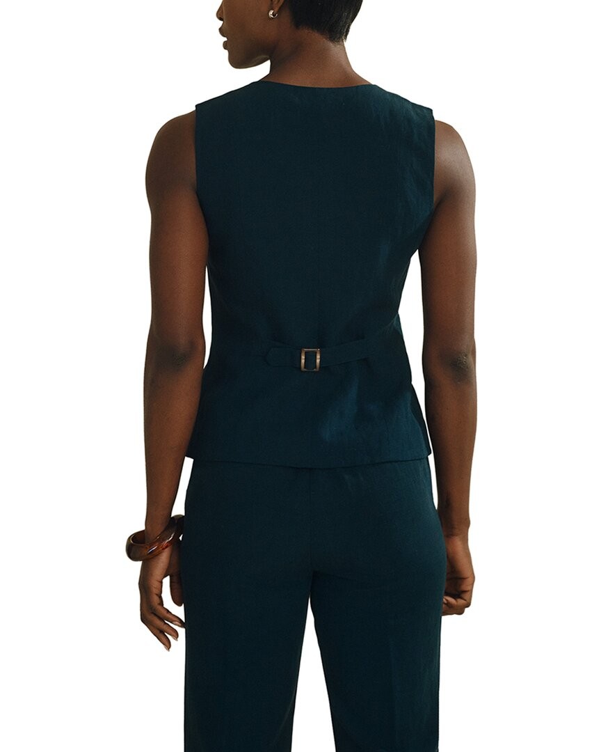 J.Mclaughlin Dune Linen-Blend Vest Women’s