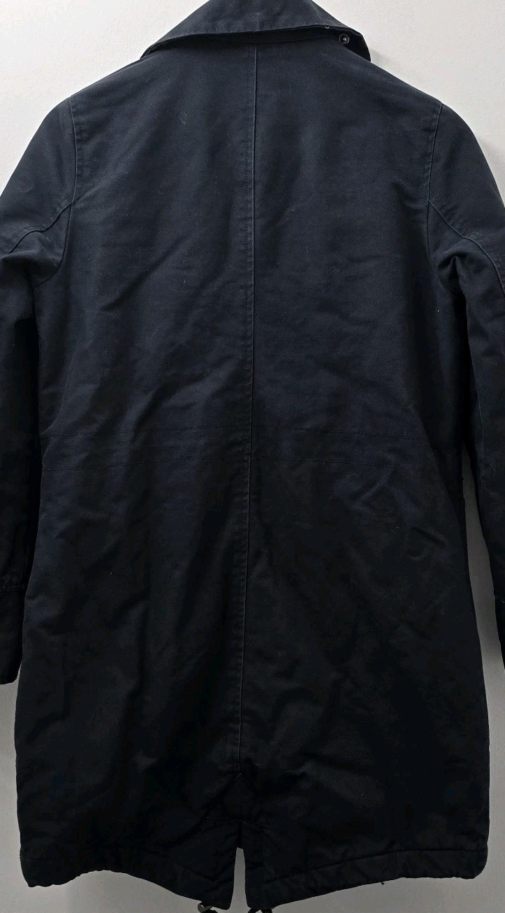 Phase Eight Thick Pockets Parka Coat Size 8 Blue