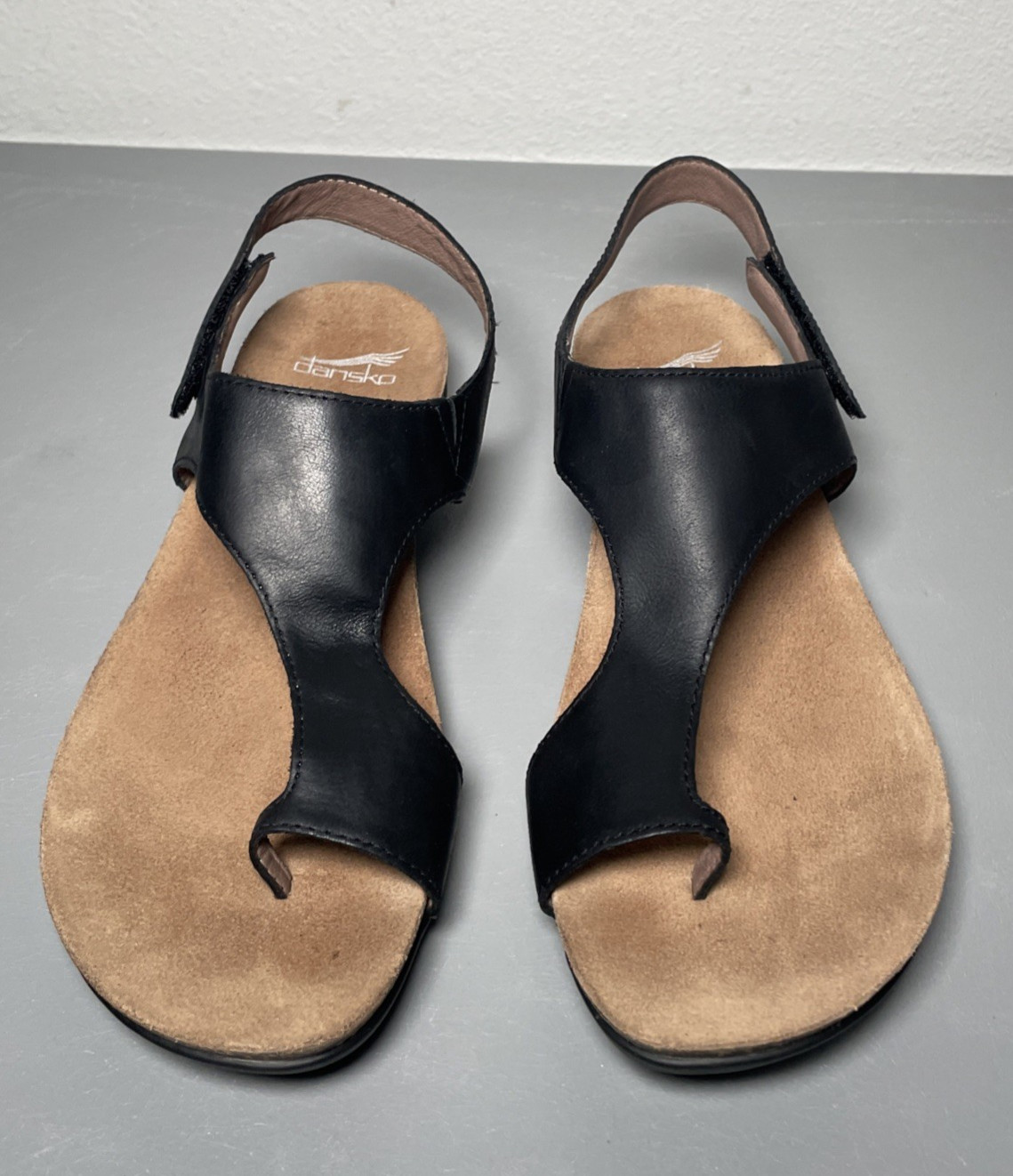 Dansko Reece Black Waxy Women’s Comfort Sandals – EU 42