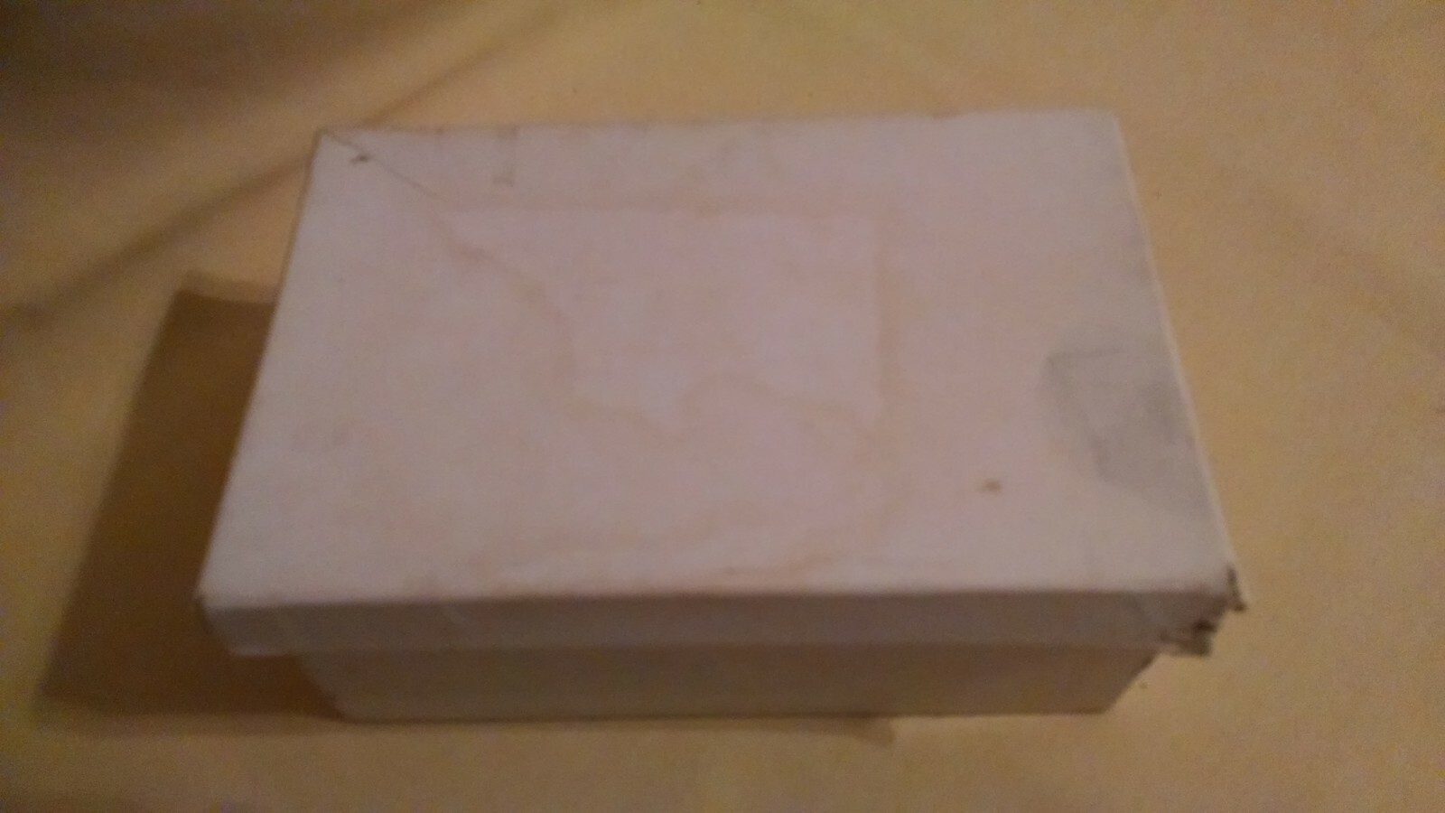 CHILD SHOE BOX MRS DAYS IDEAL BABY SHOE BOX ONLY AS IS SHOE CHART VINTAGE WHITE*