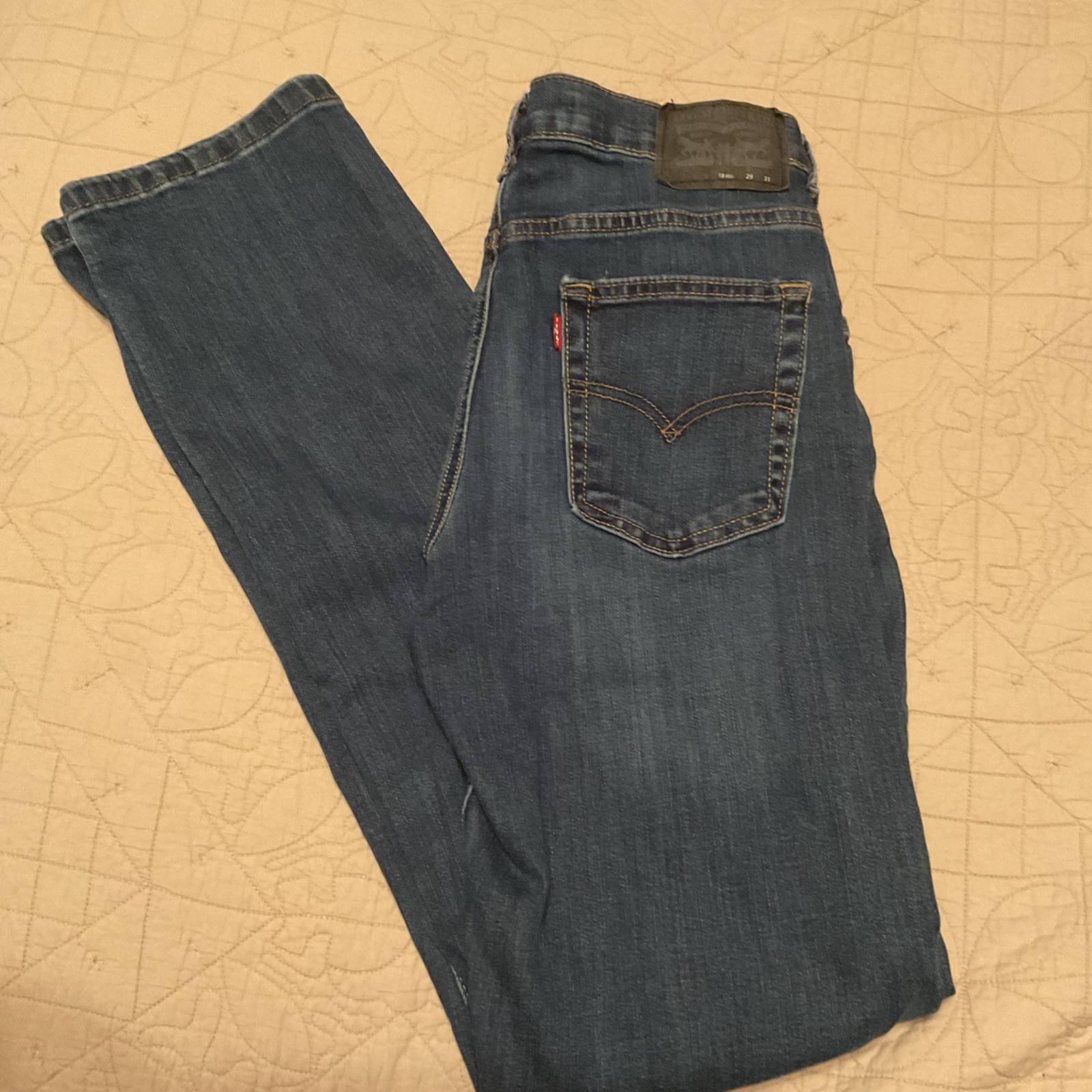 Levi’s Men’s Flex 511 Modern Slim Fit Pants Denim Jeans 18 Reg 29×31- Dark Blue