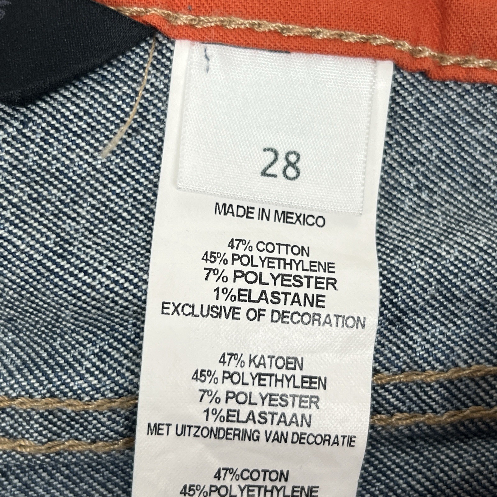 Harley Davidson Womens FXRG Armalith Denim Jeans NWT 28 (30 x 32) 98268-19VW