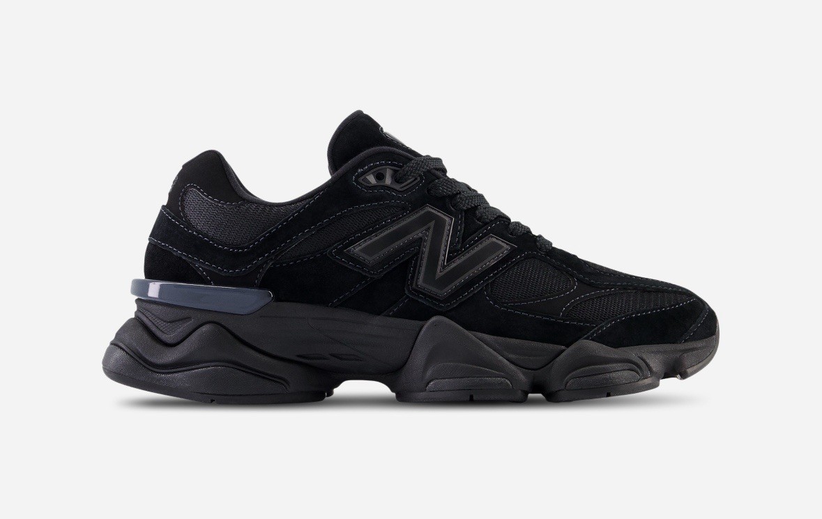 New Balance 9060 Triple Black Cat Suede U9060BPM Men Size 10.5