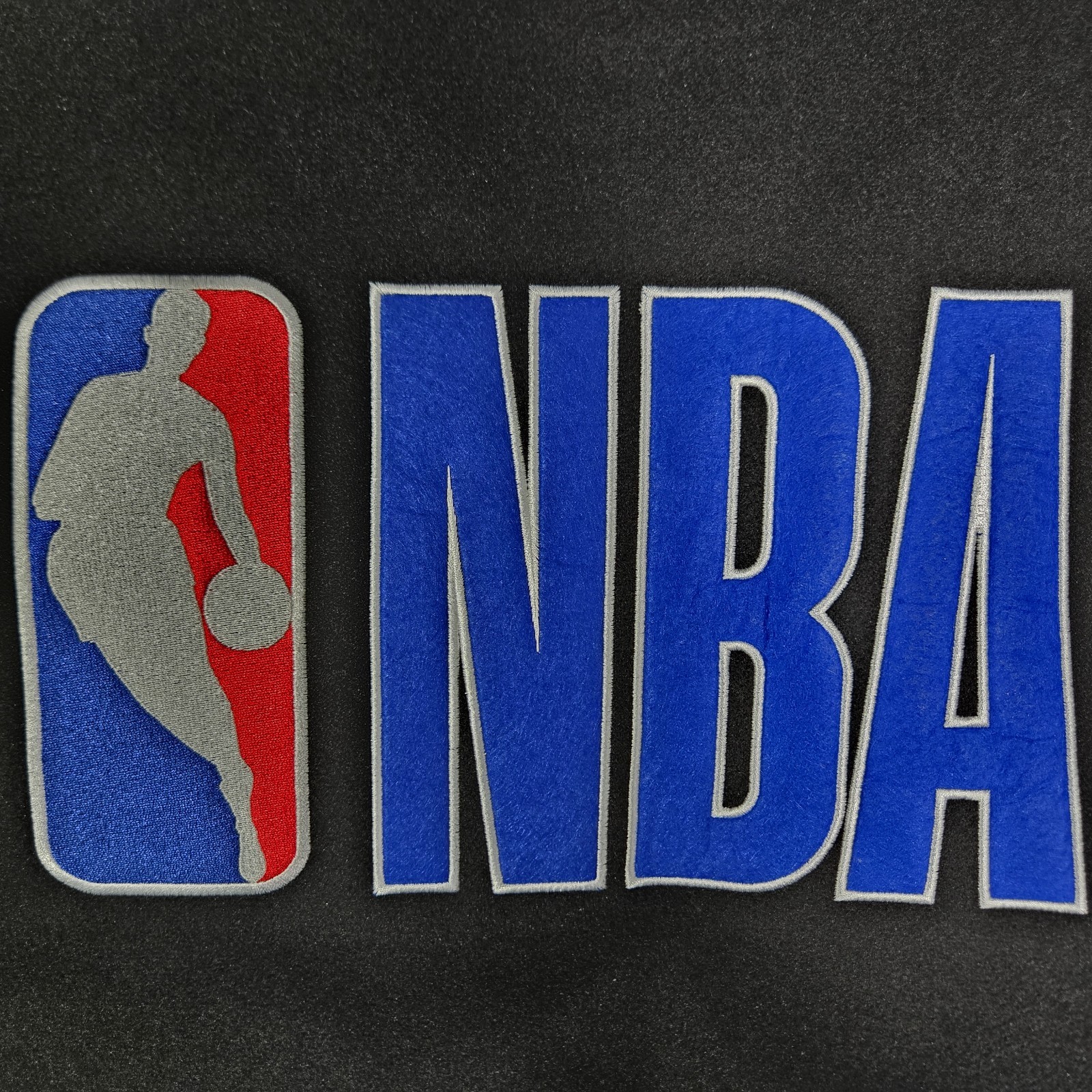 $150 NBA National Basketball Association Mens Large Varsity Bomber Jacket Black