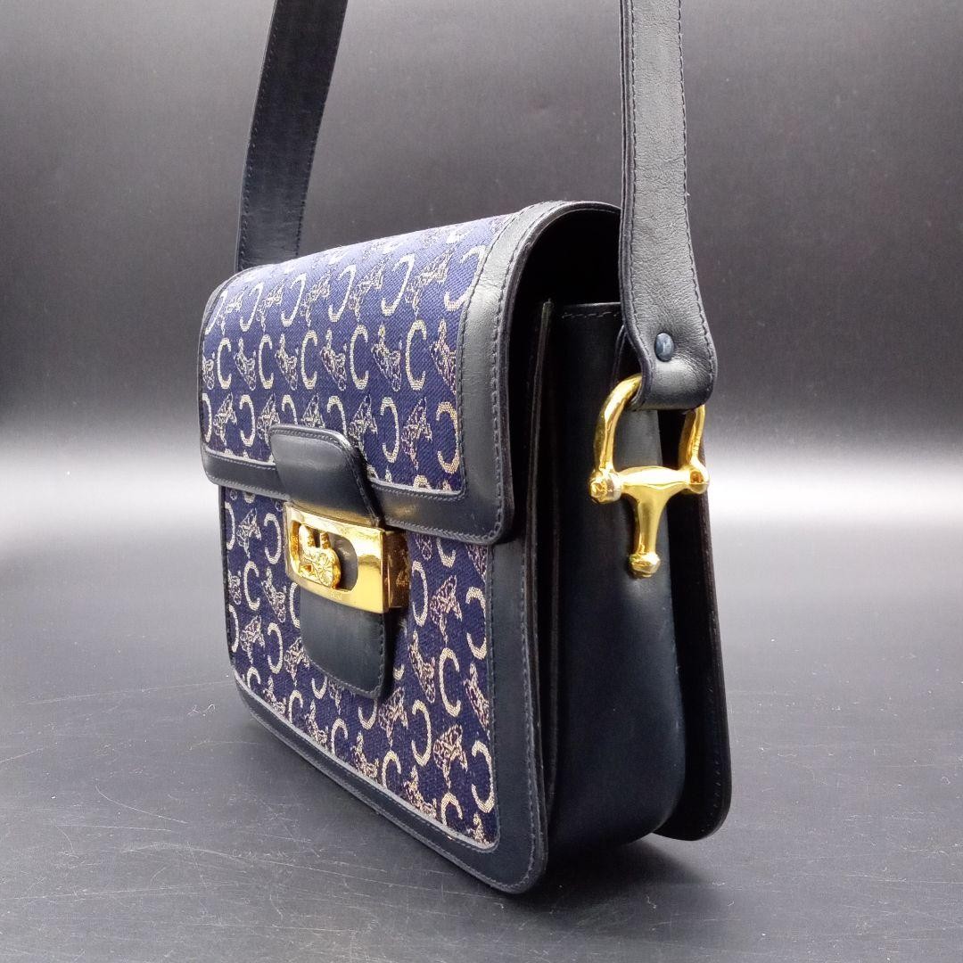 CELINE C Macadam Horse Carriage Hardware Shoulder Bag