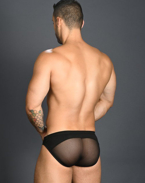 Andrew Christian Arch Brief: Black – 91018 – Medium, Large & X-Large