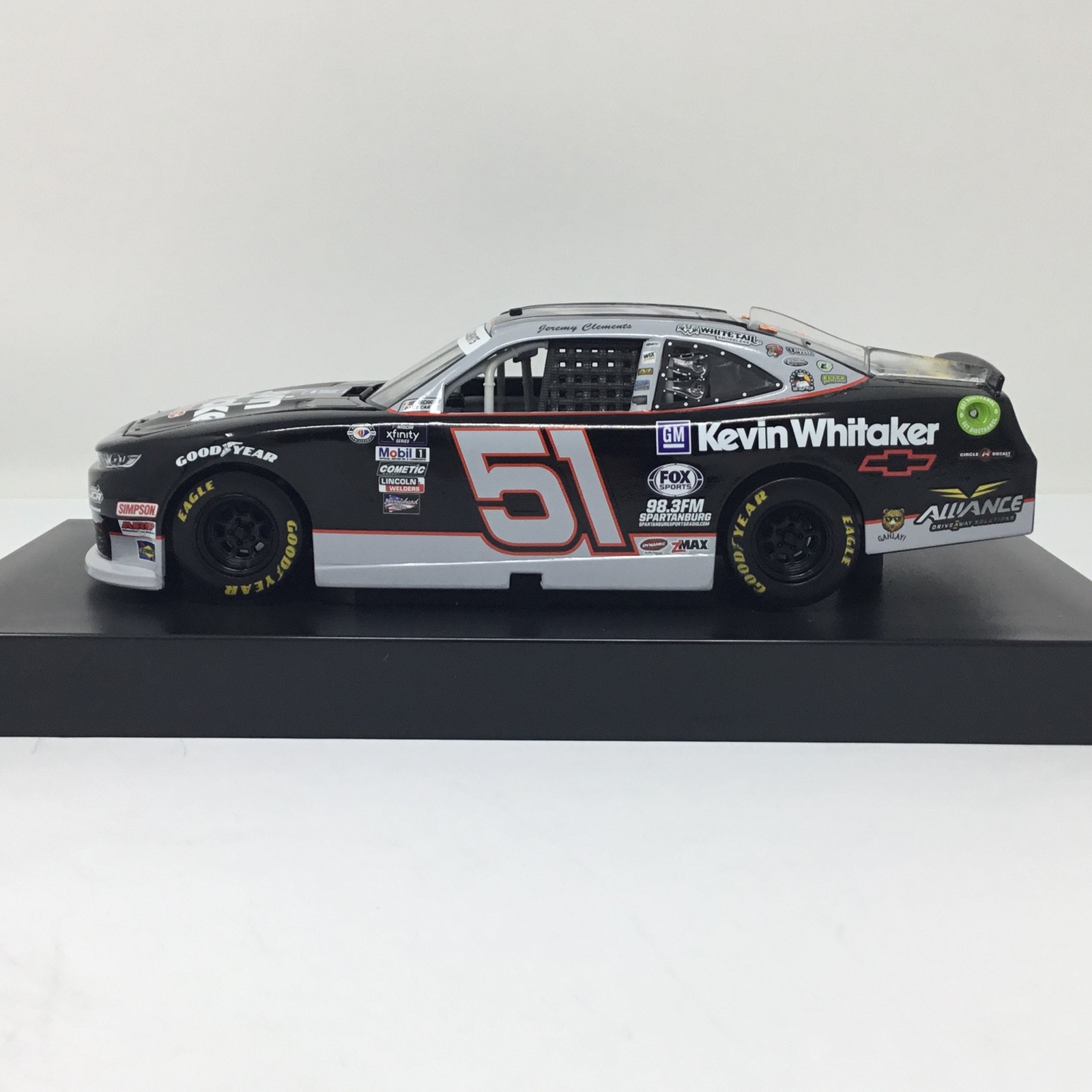 Jeremy Clements 2023 Kevin Whitaker Chevrolet 1:24 Diecast