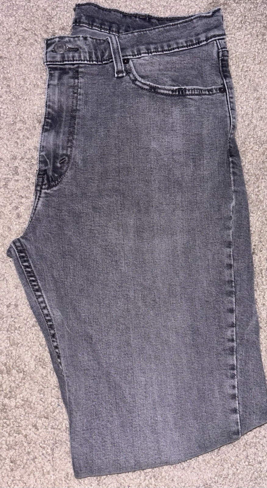 Levi’s 511 Men’s Jeans 38×30, Gray, Stretch Slim Fit