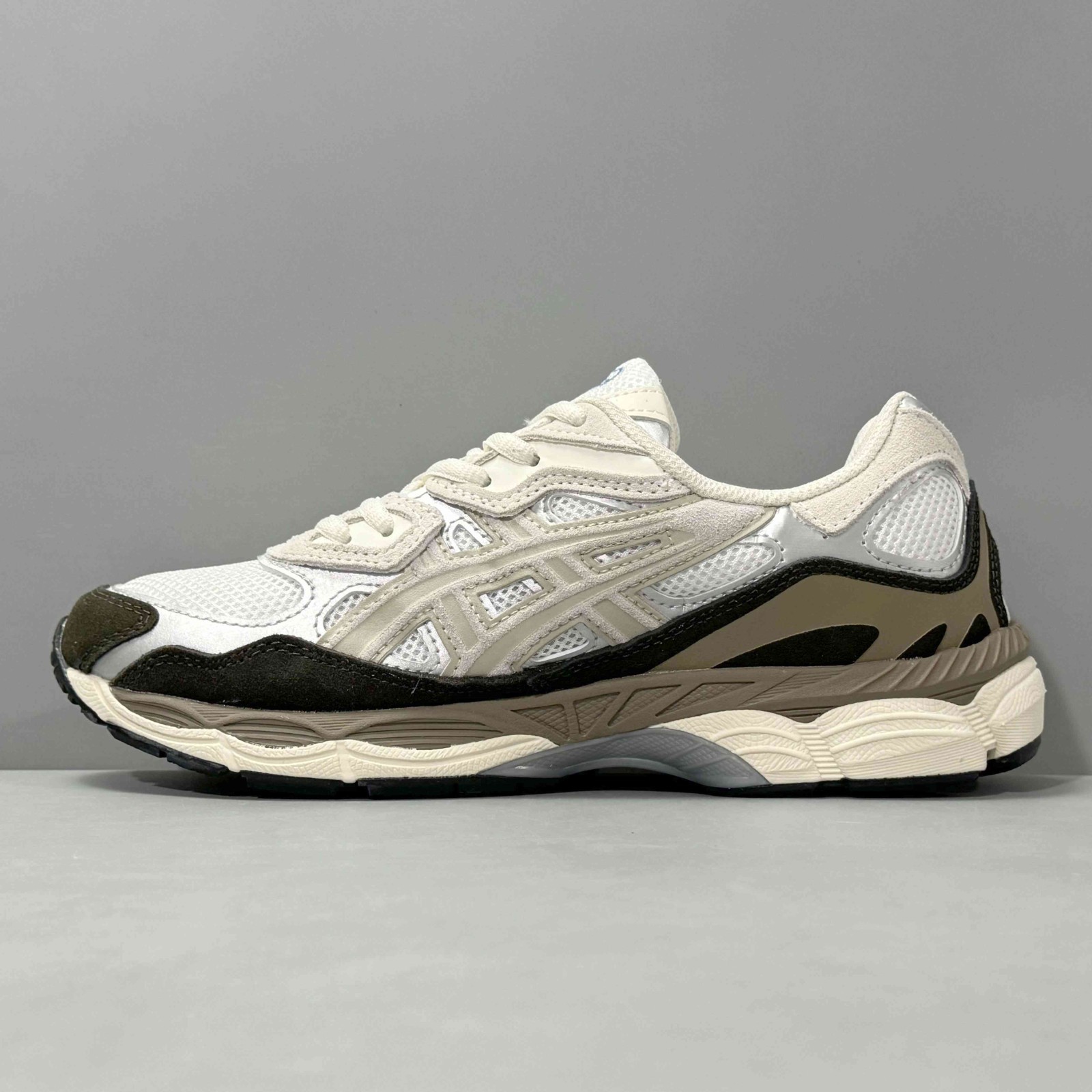 Asics Gel-NYC 1203A383-103 Beige Cream Brown Grey White Blue Ivory White Men’s S