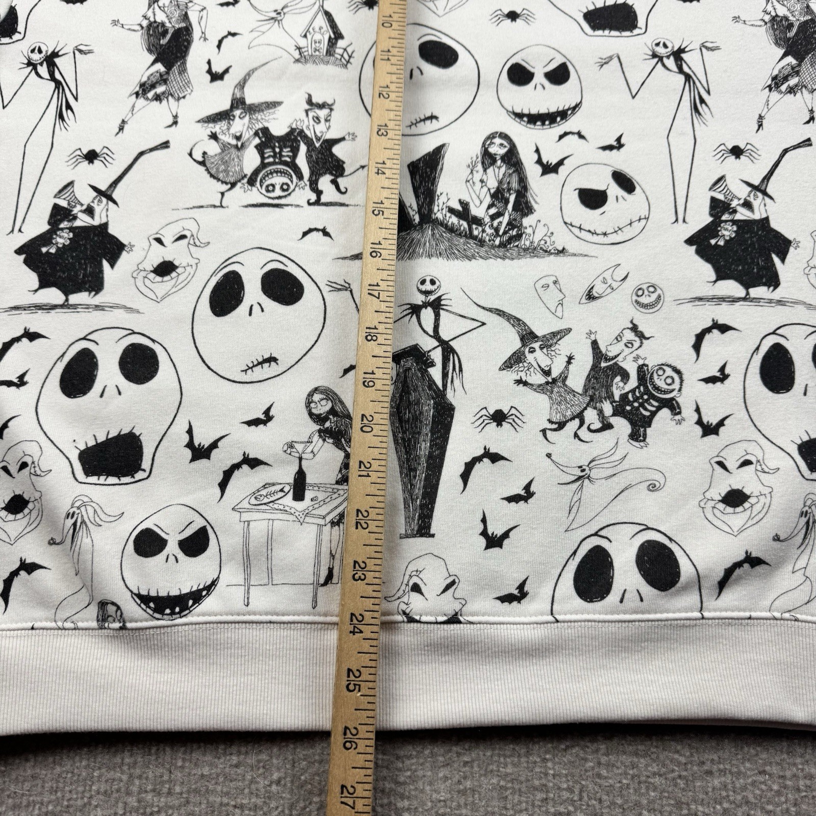 The Nightmare Before Christmas Shirt Sweater AOP Halloween Spooky Disney Medium