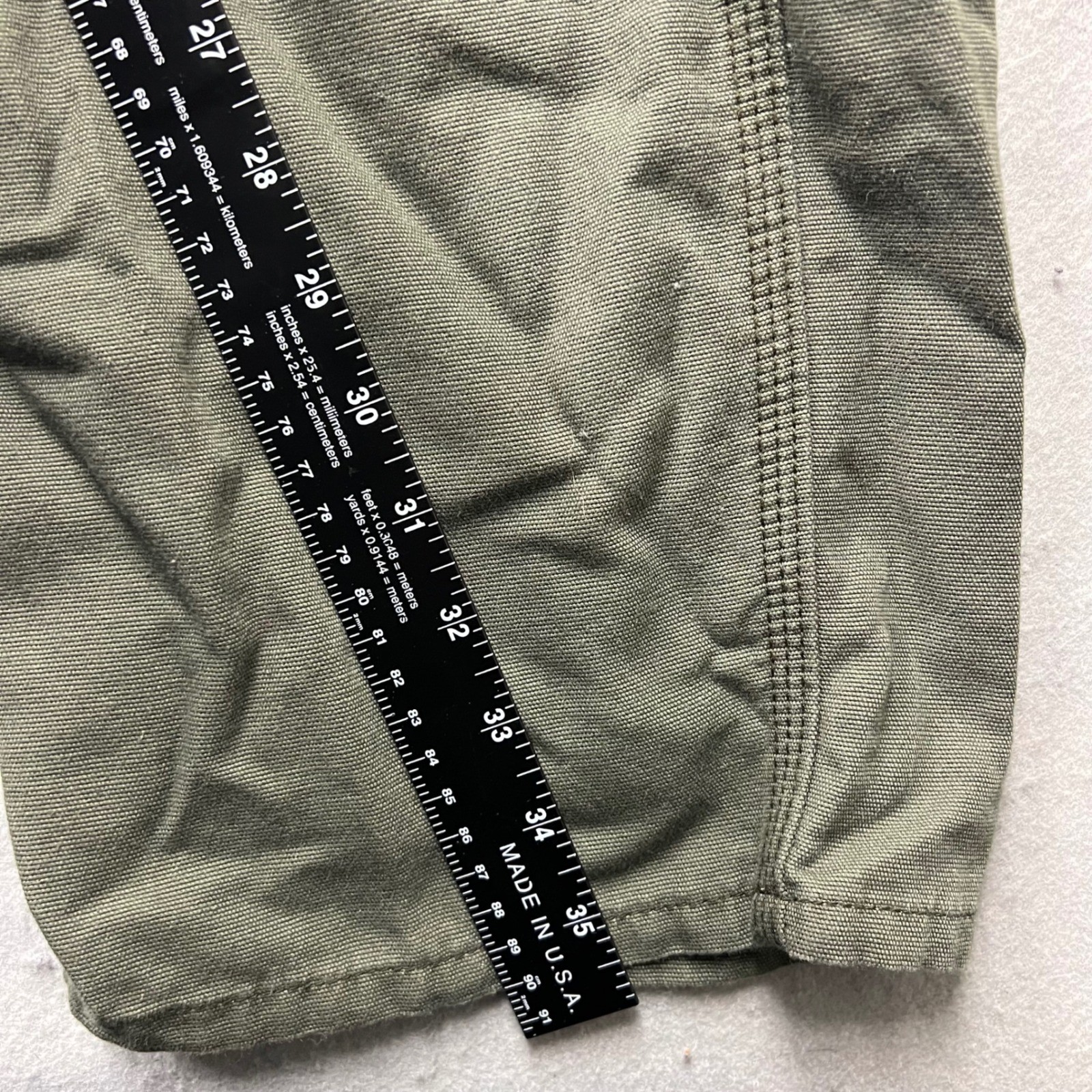 Carhartt FR Flame Resistant Loose Fit Canvas Pants Moss Green 34×34 FRB159-MOS