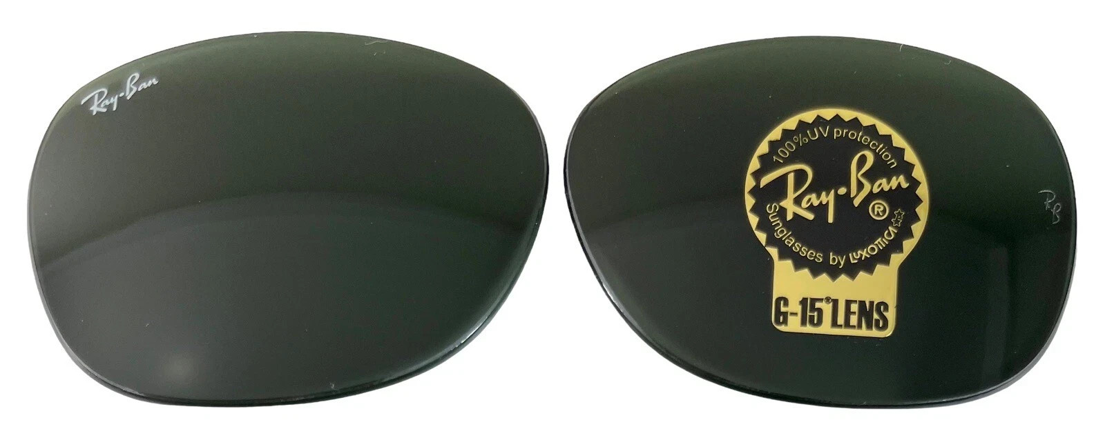 Ray Ban RB2132 New Wayfarer G15 Replacement Lenses Size 55-18mm Glass