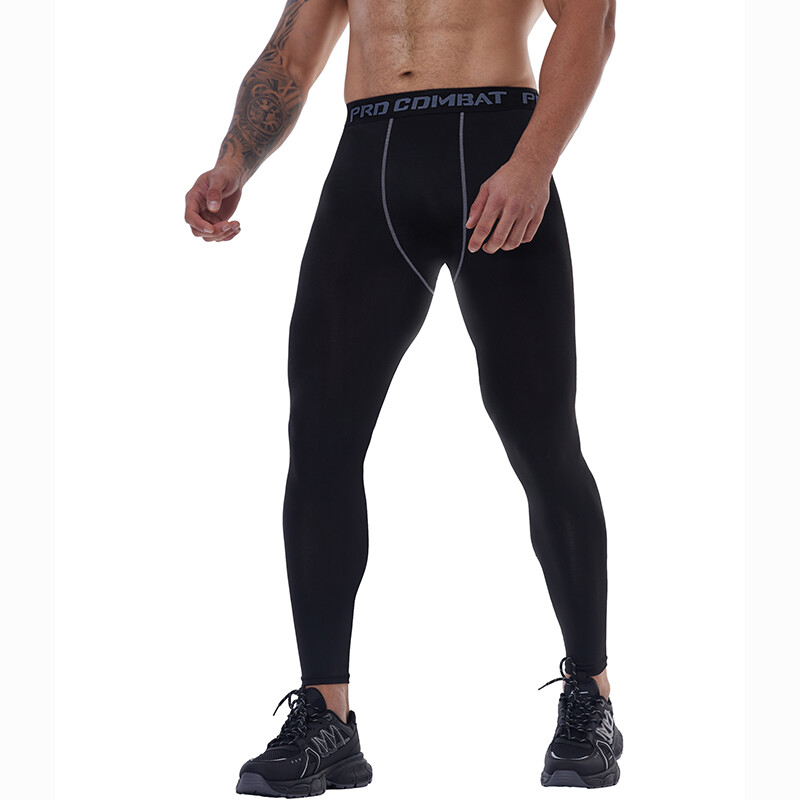 Men’s Compression Pants Long Leggings Base Layer Running Workout Gym Sports