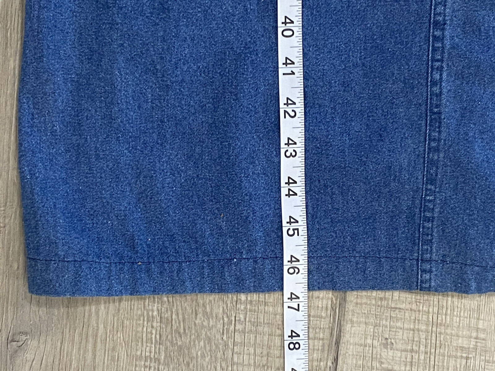 Blue J denim Ladie’s L dress jumper midi side buttons pockets