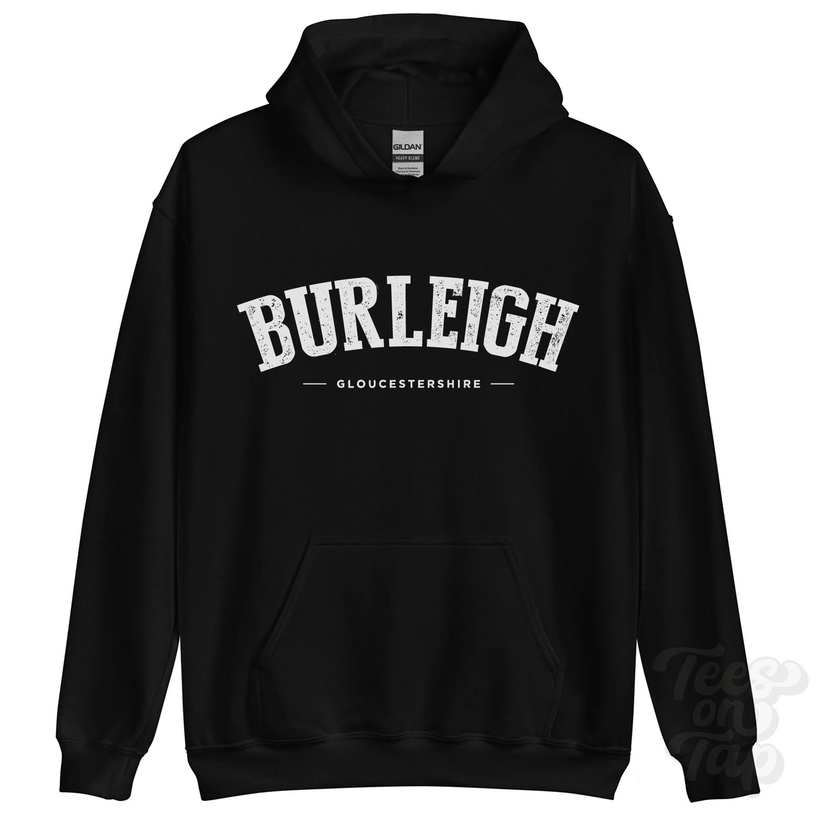 BURLEIGH GLOUCESTERSHIRE HOODIE Minchinhampton Wall’s Quarry Stroud England
