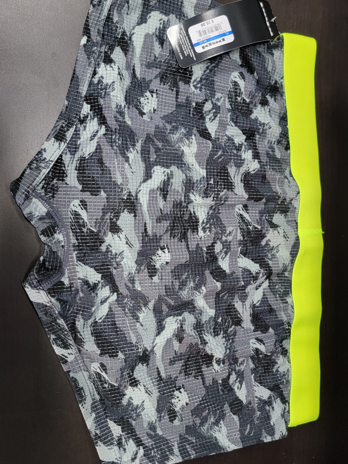 Papi Equipo Brazilian Men’s Catalyst Camo Brazilian Trunk Underwear Size: XL