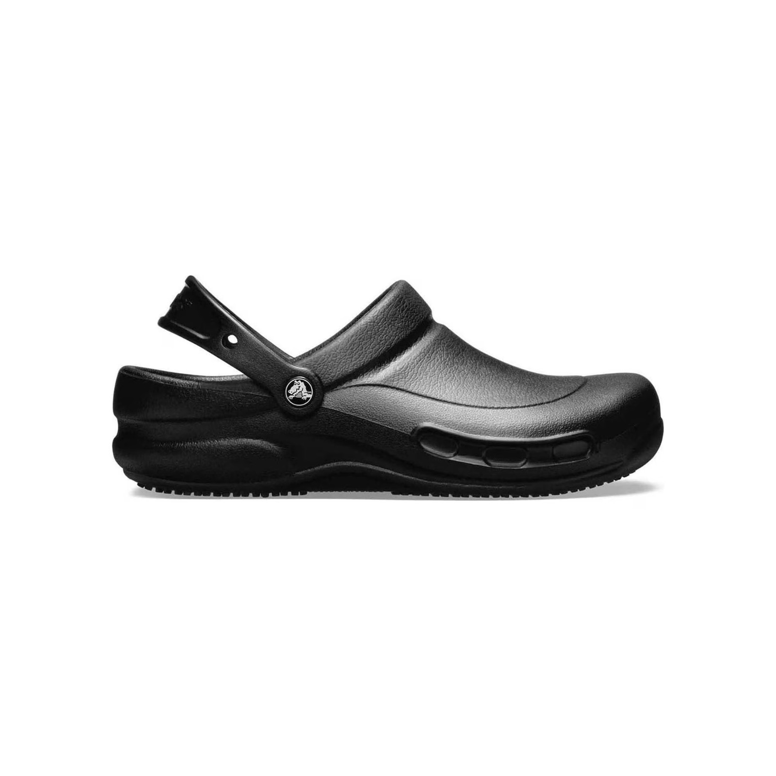 Crocs at Work Unisex Bistro Slip Resistant Clog Lightweight Black Width Medium