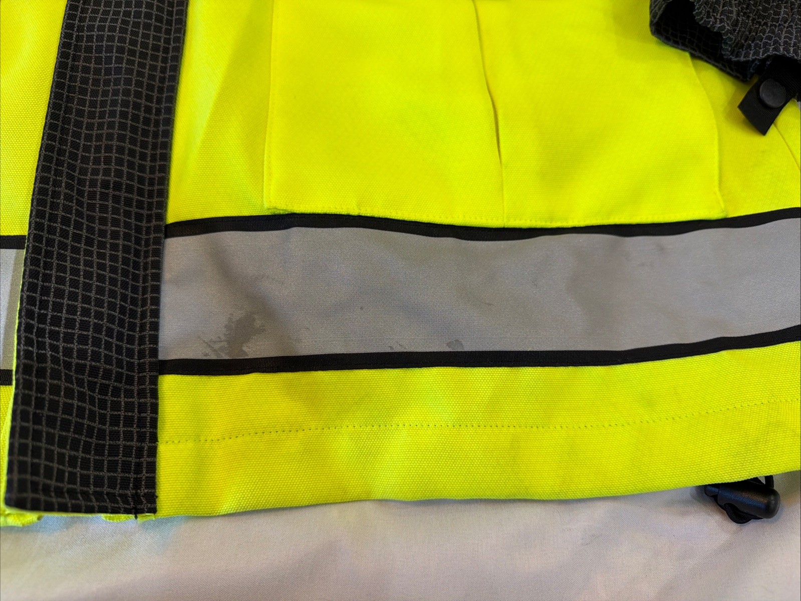 Blauer 9840Z Emergency Response Jacket Hi-Vis Yellow Black Crosstech Coat Large