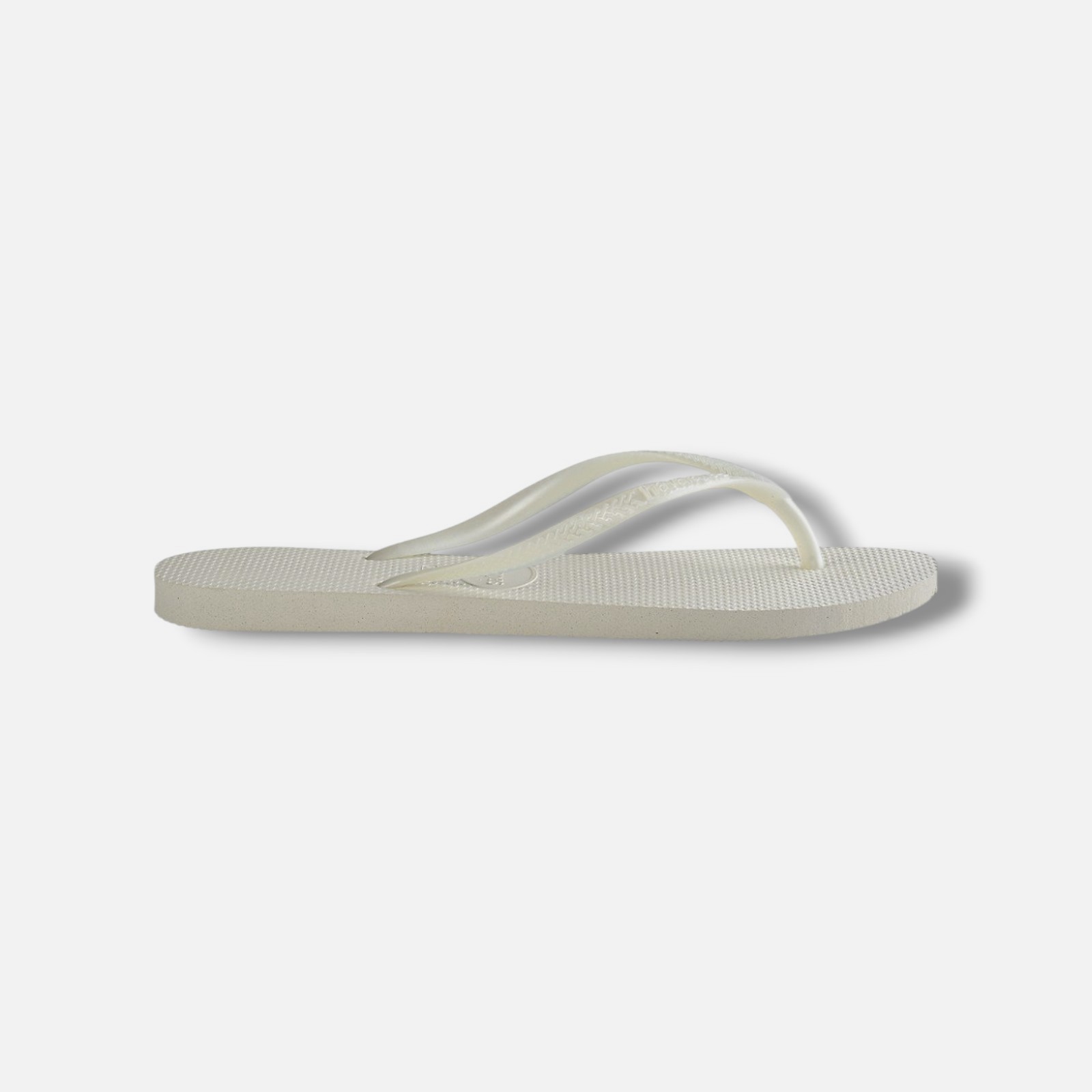 Havaianas Womens’ Slim White Flip-Flop Sandals Shoes Size 7/8