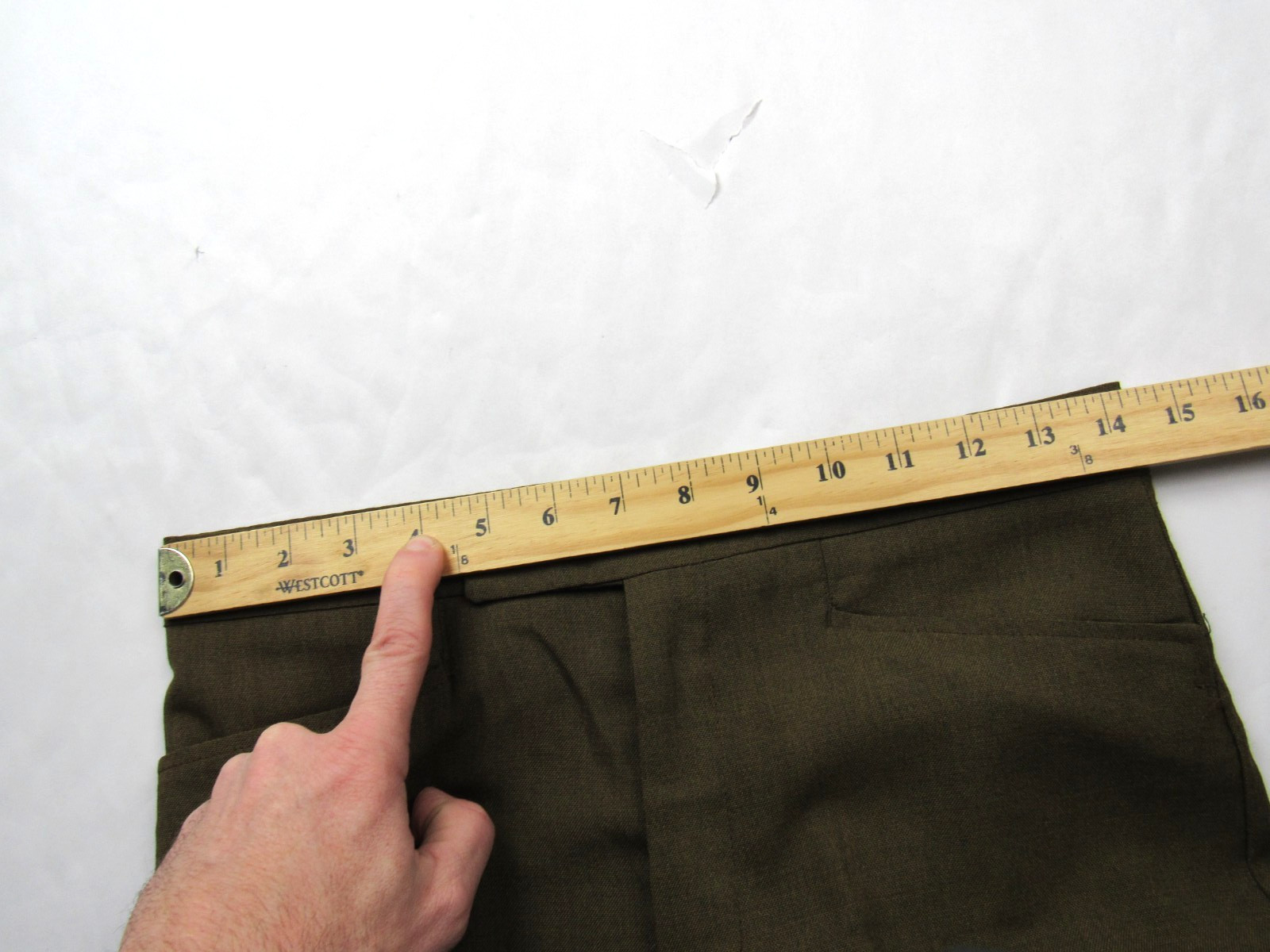 Vtg 1960s Wright Ever-Pressed Wool Mod Dress Pants Trousers 28.5 x 28.5 Tapered
