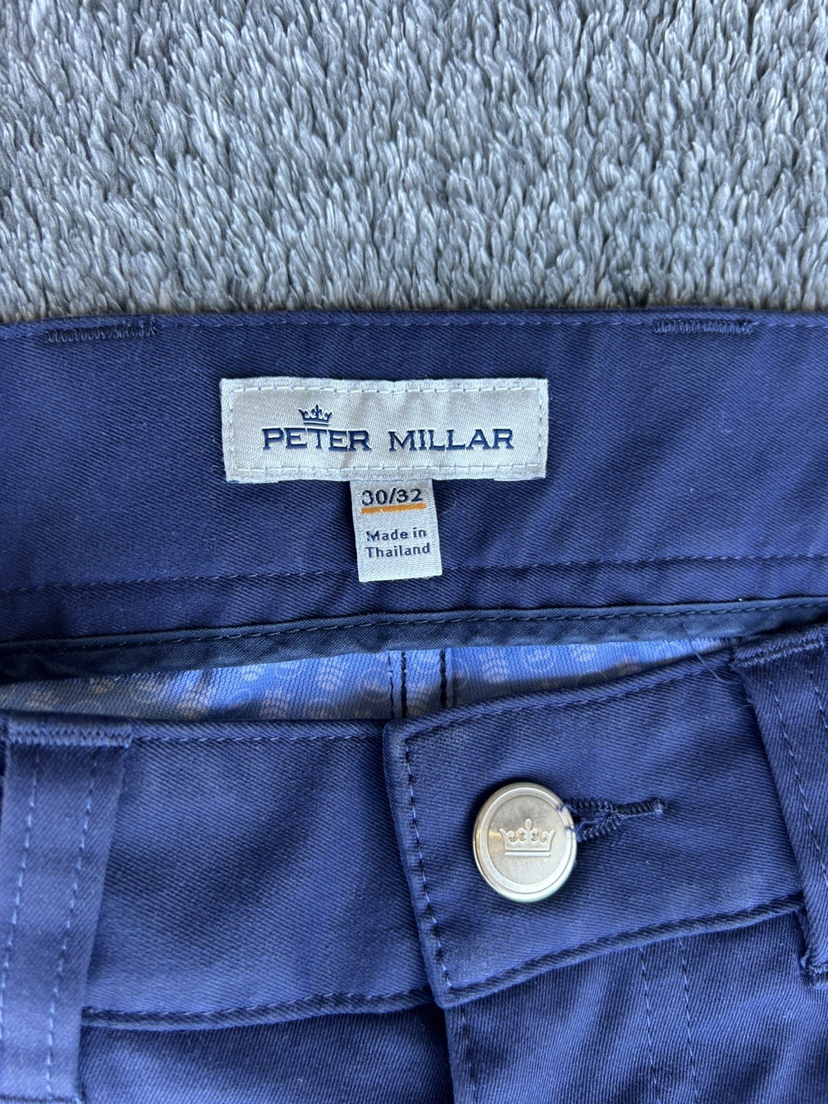 Peter Millar Collection 30×32 Navy Tailored Wayfare Five-Pocket Golf