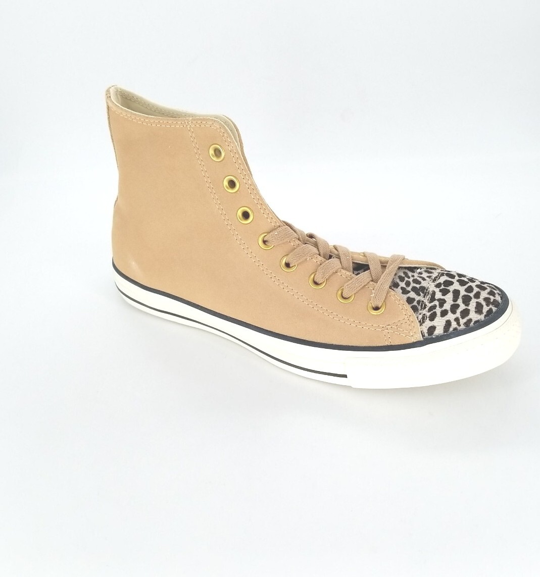 2980 Converse Unisex CTAS Hi Light Fawn/Blk Size 9 Mens 11 Woemens US