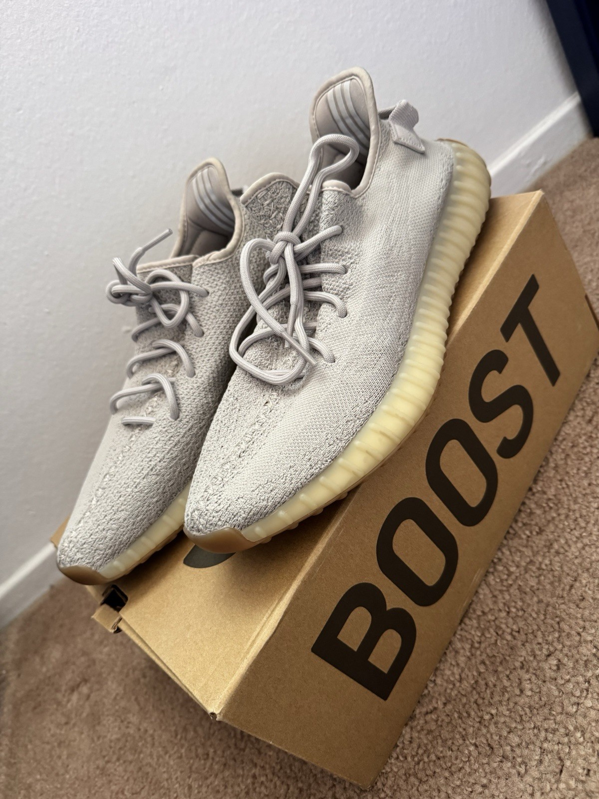 adidas Yeezy Boost 350 V2 Sesame Low Top Primeknit Sneaker F99710