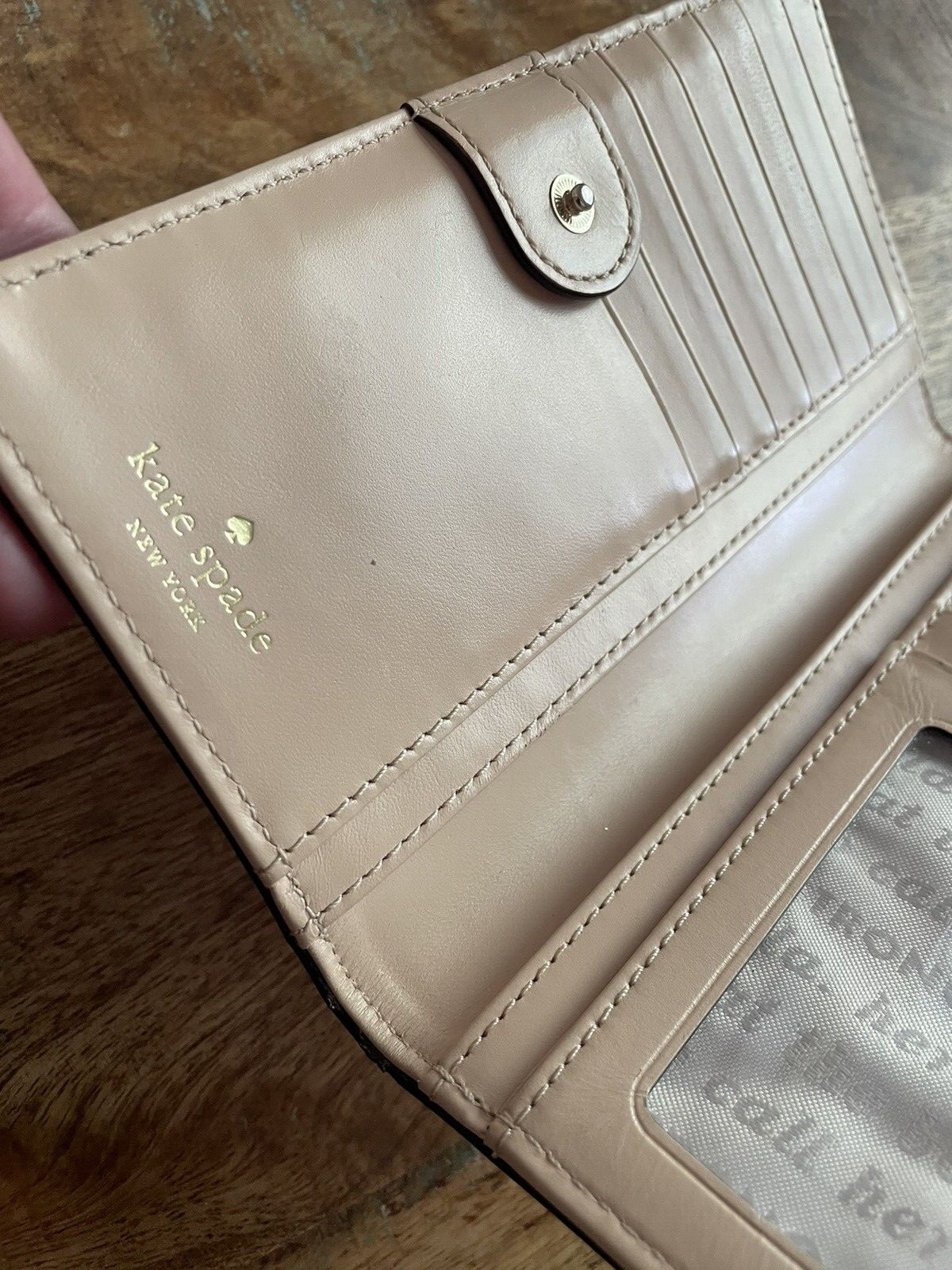 Kate Spade New York Slim Bifold Wallet Card Holder Floral 8.75″ x 3.75″