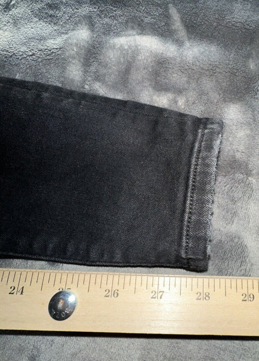 American Eagle Distressed Jegging Sz00 Short Next Level Stretch Black Jeans