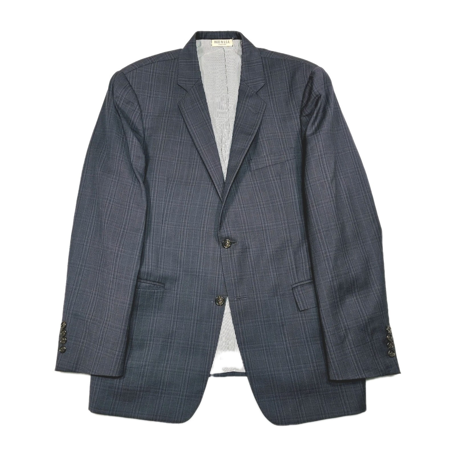 Todd Snyder Blazer Mens 42R Mayfair Fit 100% Wool Sport Coat Jacket Plaid USA