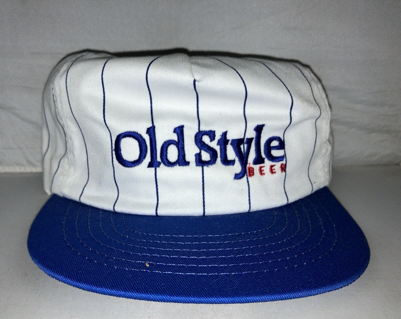 Vtg Old Style Beer Snapback hat cap rare 80s 90s College Party Frat Made In Usa