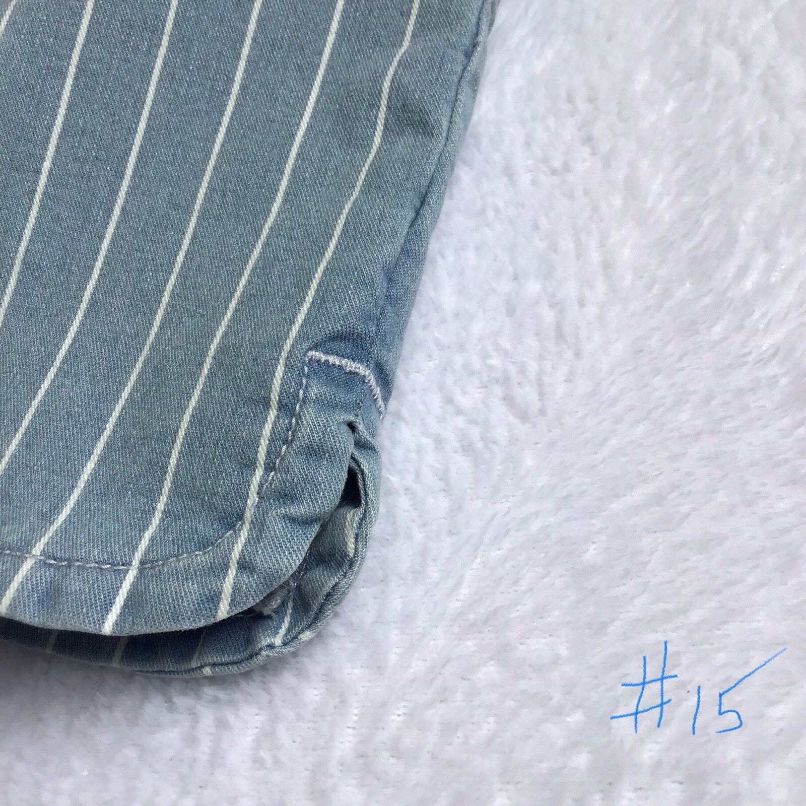 Gloria Vanderbilt Skinny Capri Jeans Womens 18 Mid-Rise Stripe Stretch