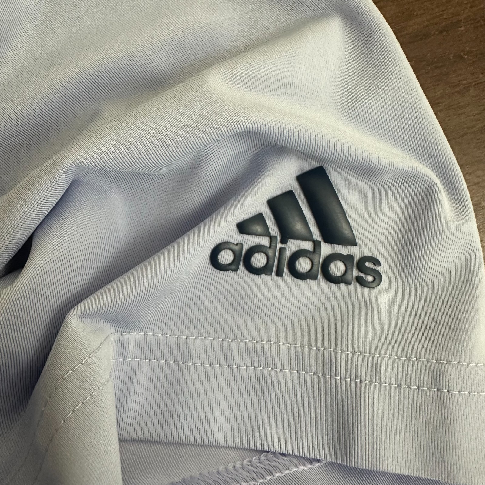 Adidas Primegreen Polo Shirt Light Blue Waterville Bunny Logo Golf Mens M