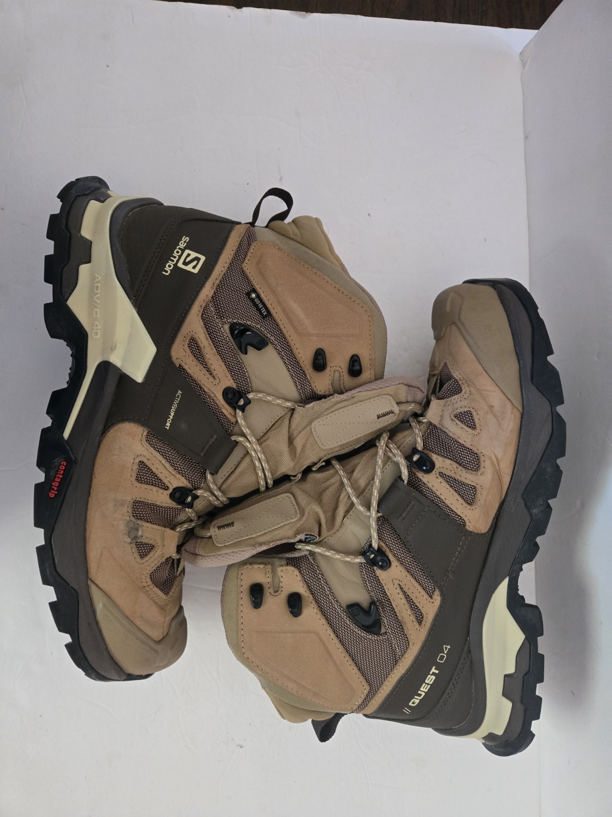Salomon Quest 4D Forces 2 Tactical Boots Coyote Brown Mens 10.5