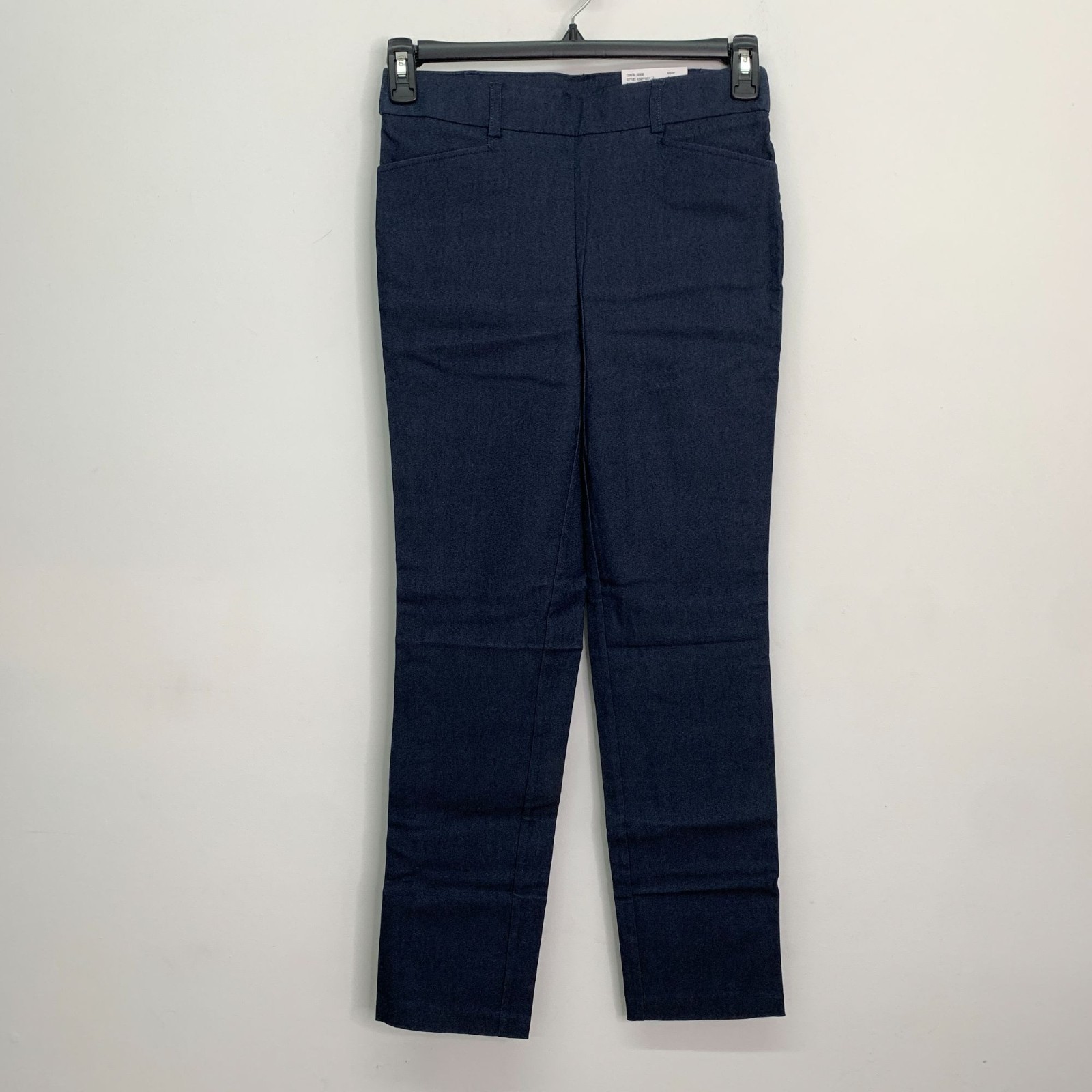 Rafaella Women’s Pants 4 Pull-On Stretch Pant Indigo Rinse Blue Size 4