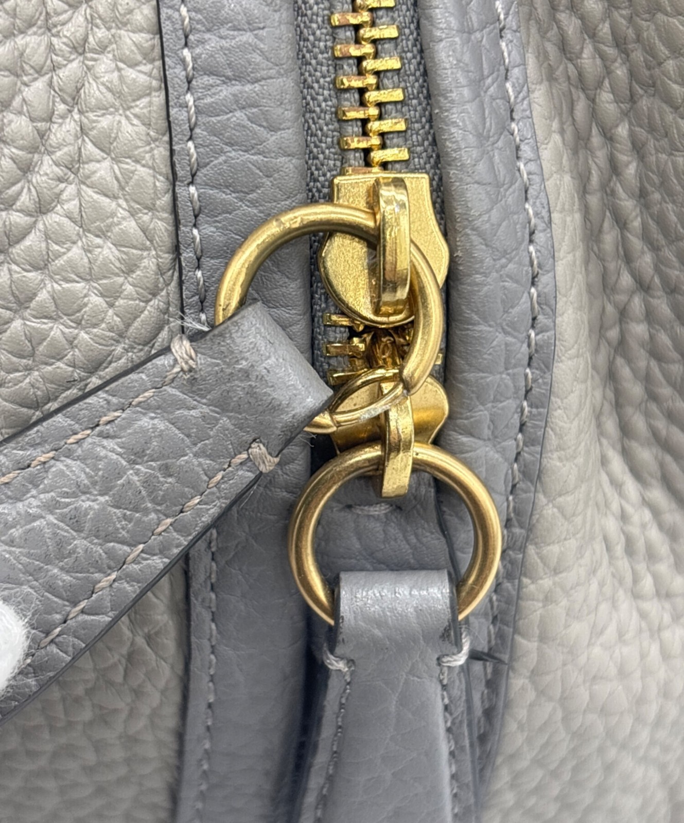 COACH LORI Handbag C6627 Tote bag SHOULDER BAG Leather Grey Women’s Auth