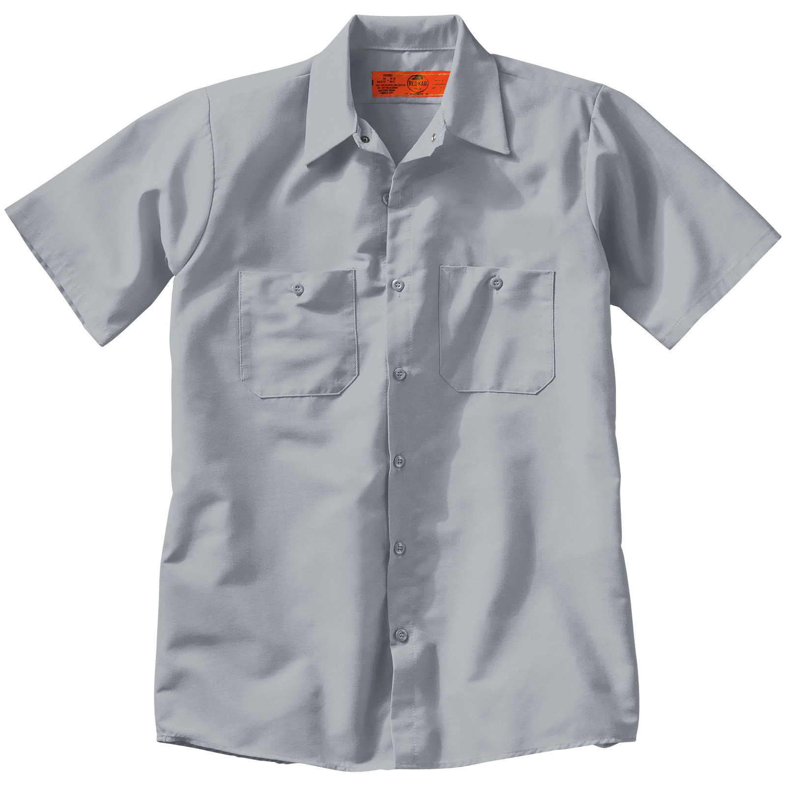 New Men SMALL TALL Thin LT GRAY WORK SHIRT Short Sleeve Red Kap SP24LA Grey IR