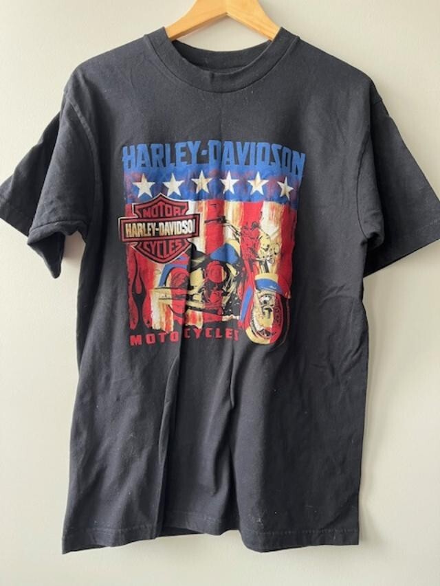 Vintage 2 Sided Y2K Harley Davidson Of United Arab Emirates Dubai Tshirt
