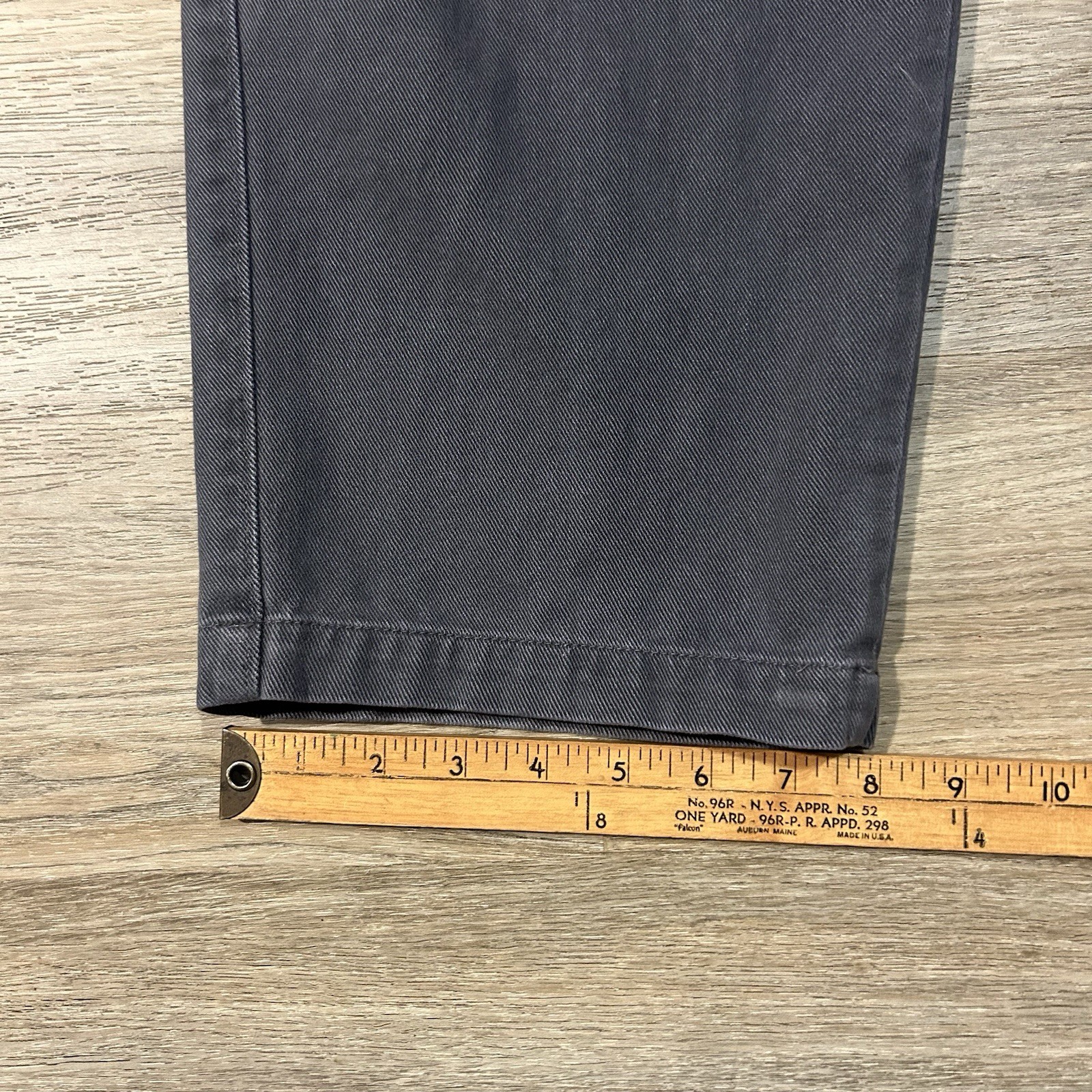 Vintage 90s Savane 38×30 Faded Navy Grey Cotton Chino Pants Mens